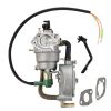 Three fuel carburetor: Allows generators to run on gasoline, lpg or natural gas (5500 watt through 9000 watt)