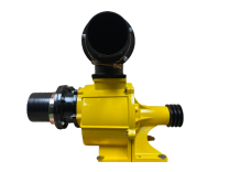 V Belt driven six inch commercial trash water pump with triple belt pulley