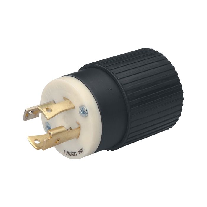 getwiredusa L14-30P Twist Lock 4-Pin Plug to 14-50P 4-Prong Stove Oven Range Plug NEMA Electric Power Back Feed House Male Generator Adapter 3ft 